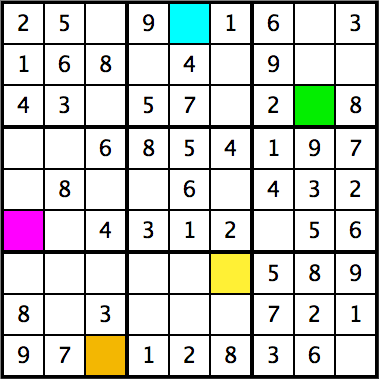 Sudoku Rätsel